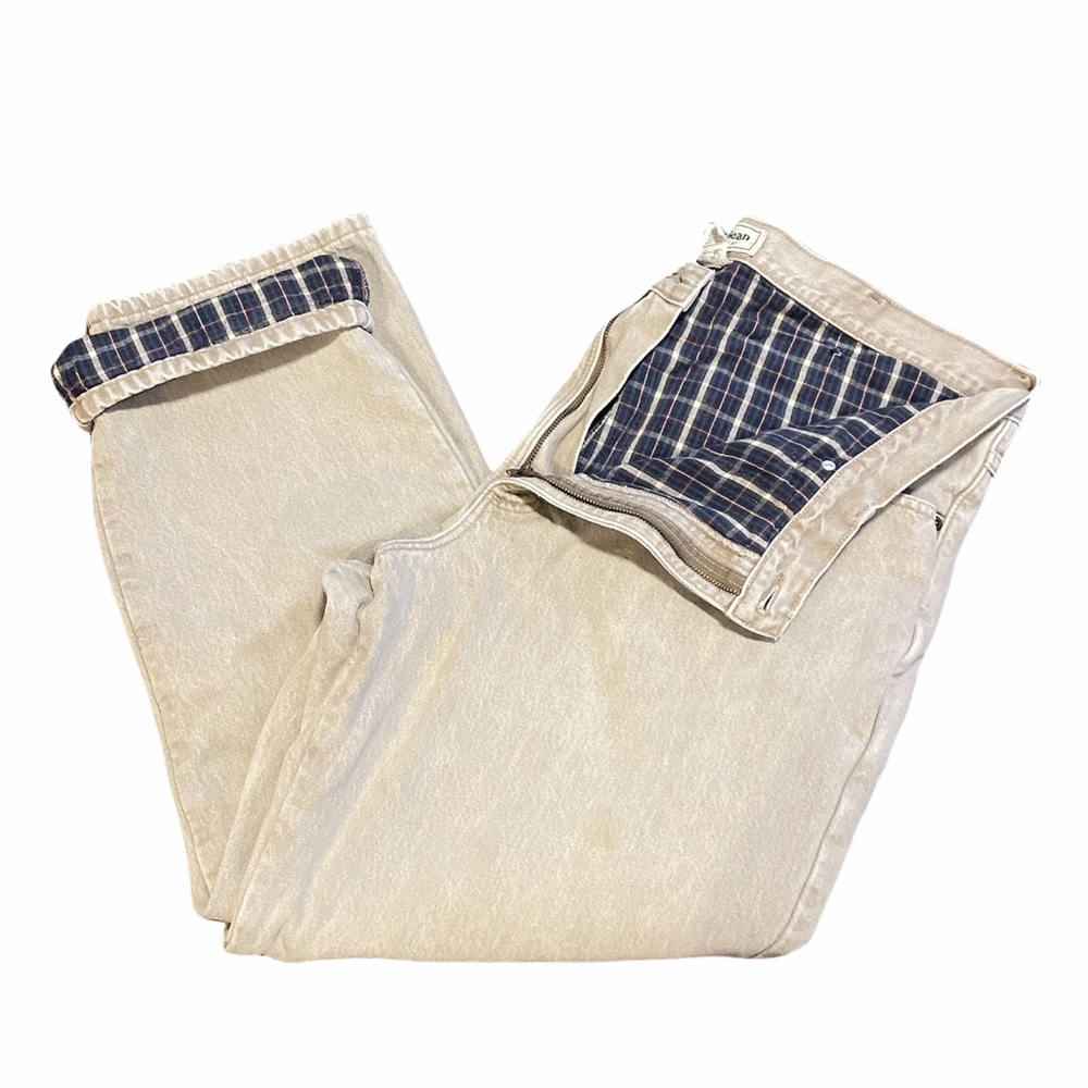 L.L.Bean Flannel Lined Canvas Pants